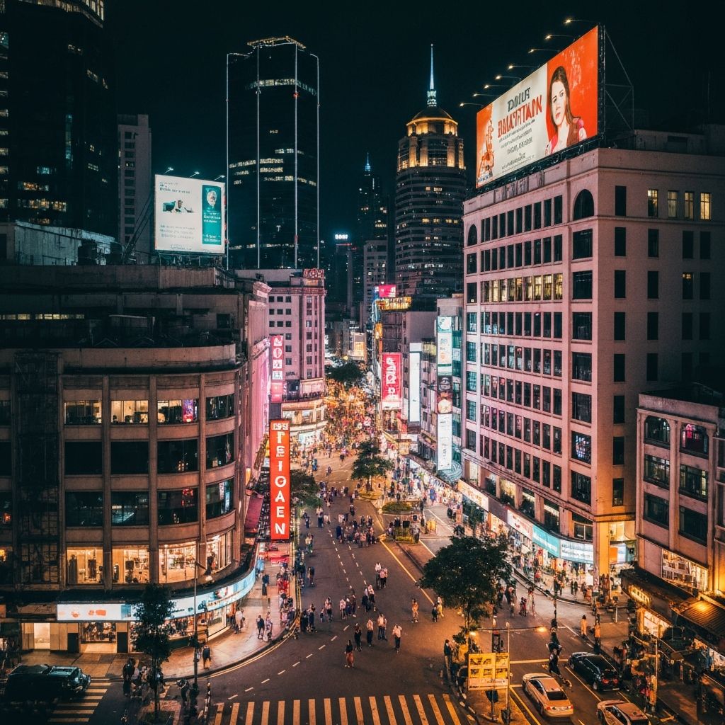 Bukit Bintang Night Scene