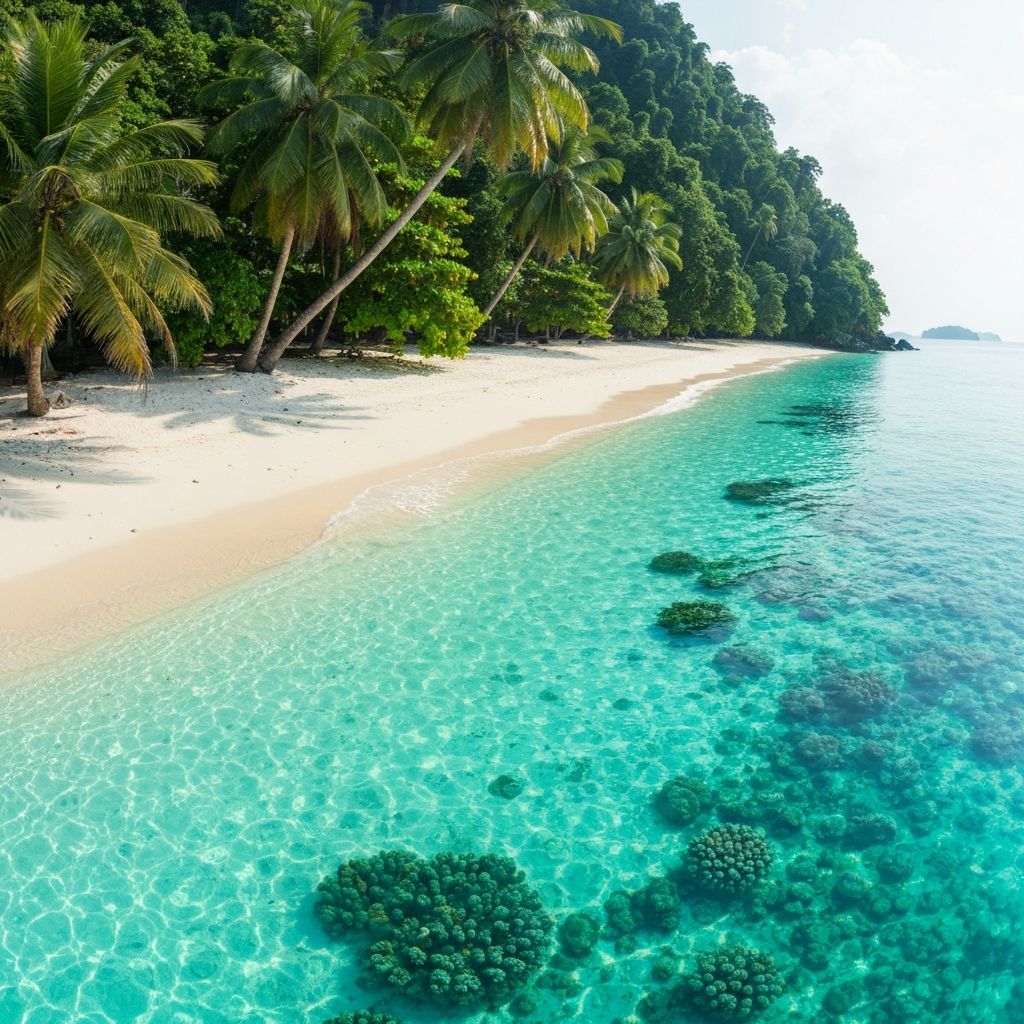 Perhentian Islands beach - Tropical Malaysia paradise for eVisa tourists